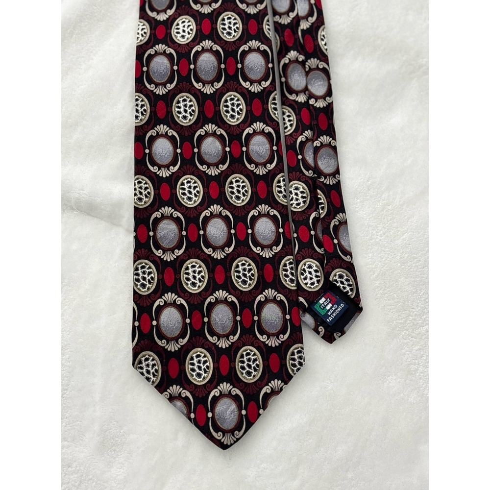 Vintage 80s Valentino Pietro Hand Made In Italy Silk Tie